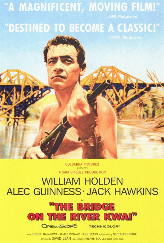 The Bridge on the River Kwai Movie Poster Print - 27x40