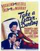 Take A Letter Darling Movie Poster Print featuring Fred MacMurray & Rosalind Russell