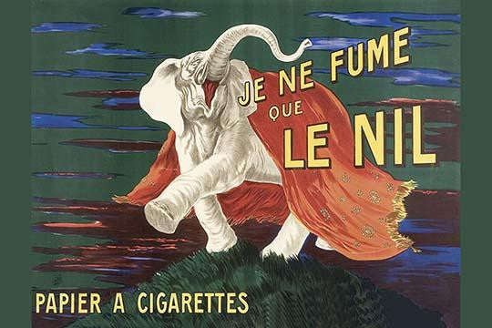 Elephant Advertising Cigarette Papers Fine Art Print - Unknown
