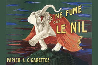 Elephant Advertising Cigarette Papers Fine Art Print - Unknown