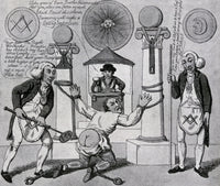 How To Make A Mason - English Anti-Masonic Caricature Print