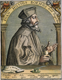 Jan Hus Copper Engraving Fine Art Print - 17th Century | Posterazzi
