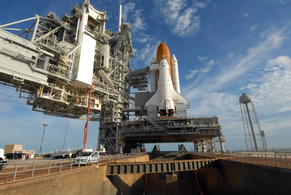 Space Shuttle Atlantis Launch Pad 39A Fine Art Print
