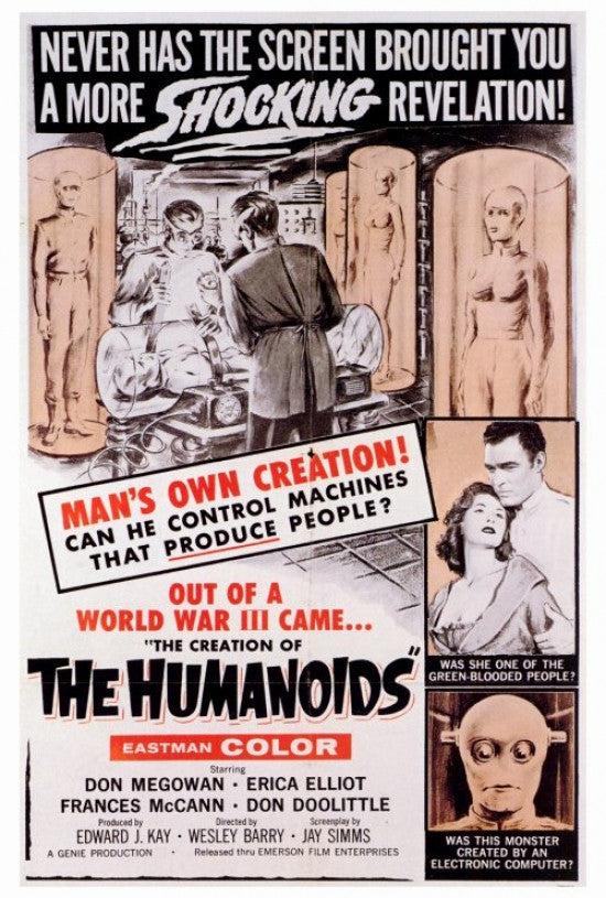 The Creation of the Humanoids Movie Poster Print - 27x40