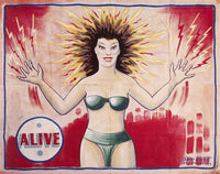 Electric Girl Sideshow Poster Print by Snap Wyatt, 1965