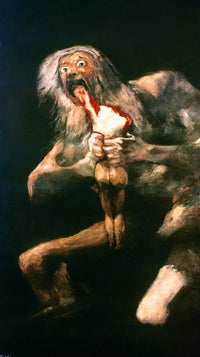 Saturn Devouring His Son Fine Art Print by Francisco Goya, 1819-23