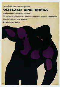 King Kong Escapes Movie Poster - 1967 Polish Art Print
