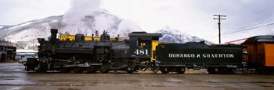 Steam Train Durango and Silverton Narrow Gauge Railroad Poster Print by Panoramic Images