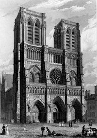 Notre Dame 1828 Fine Art Print by Science Source