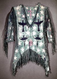 Pawnee Ghost Dance Buckskin Shirt Fine Art Print by Granger Collection