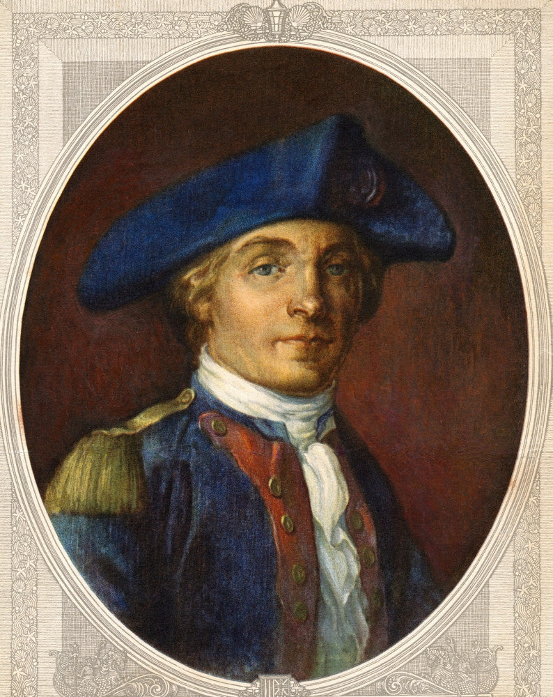 John Paul Jones Fine Art Print - 1780 Naval Hero Portrait