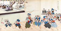Kendo for the Emperor's Pleasure Fine Art Print by Chikanobu
