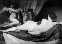 Venus and Cupid Fine Art Print by Diego Rodriguez Velazquez