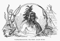 Tanacharison 'The Half-King' Line Engraving Art Print by Granger Collection