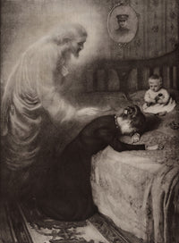 The Consoler - British WWI Painting by Harold Copping (1915) Poster Print