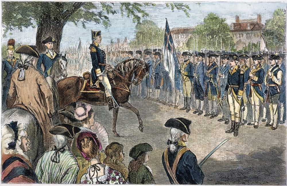 George Washington Taking Command of the Continental Army Fine Art Print