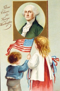 George Washington's Birthday Nostalgia Cards Fine Art Print