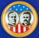 1900 Republican Campaign Button Print Featuring McKinley and Roosevelt