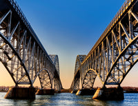 South Grand Island Bridge Fine Art Print by Panoramic Images