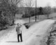 Fork in the Road Businessman Poster Print - Fine Art by Superstock