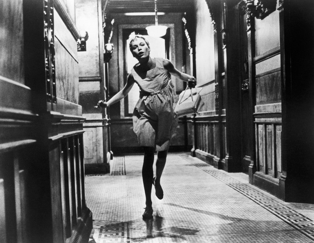 Rosemary's Baby Poster Print Featuring Mia Farrow Running at The Dakota