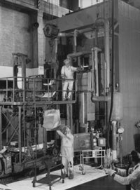 Three Scientists at Oak Ridge National Laboratory Poster Print