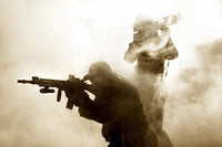 U.S. Marines in Action Poster Print by Oleg Zabielin