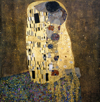 The Kiss Fine Art Print by Gustav Klimt | Posterazzi