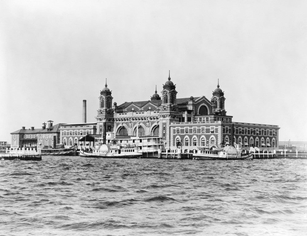 Ellis Island Immigration Station Fine Art Print from 1905 by Granger Collection