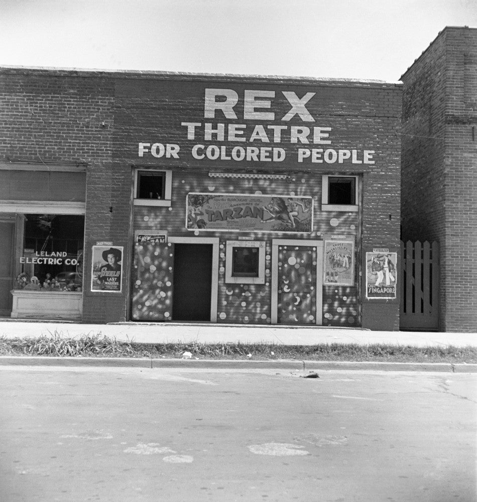 Segregated Theatre Fine Art Print by Dorothea Lange | Posterazzi