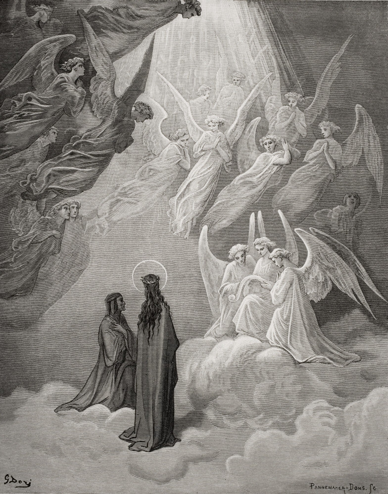 Gustave Doré Illustration for Paradiso by Dante Alighieri - Canto XX Lines 10-12 Fine Art Print