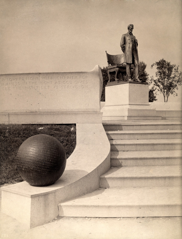 Standing Lincoln Fine Art Print by Augustus Saint-Gaudens - Chicago, C1900