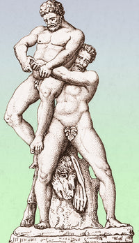 Hercules and Antaeus Fine Art Print | Science Source