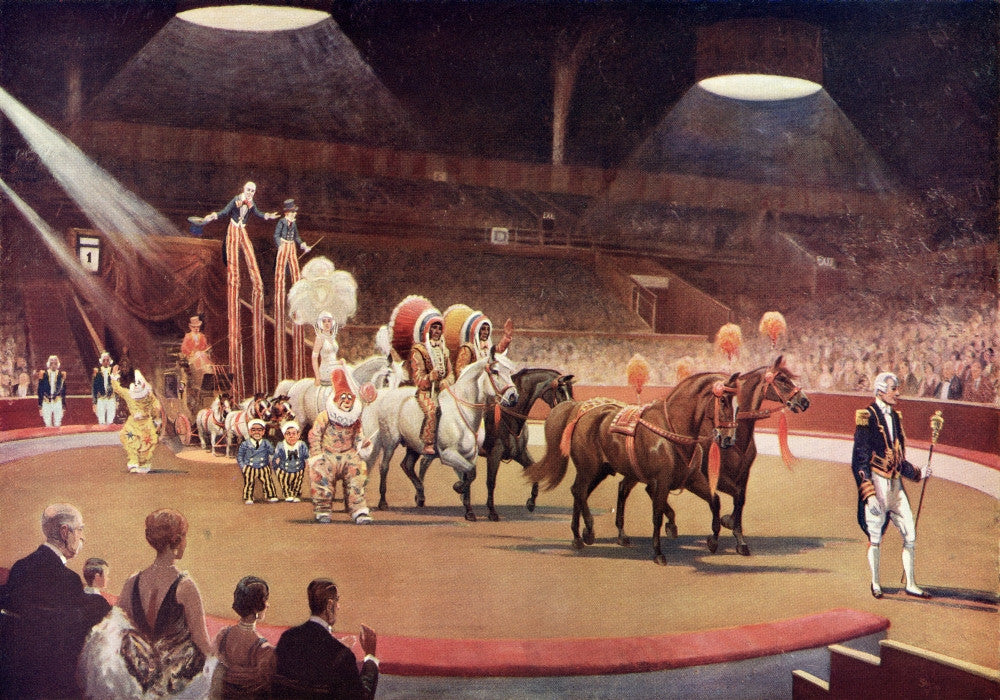 The Parade before the Performance Fine Art Print by Hilary Jane Morgan