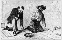 Frog of Calaveras County Fine Art Print - Mark Twain Illustration