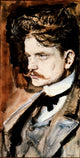 Jean Sibelius Watercolor Fine Art Print by Akseli Gallen-Kallela