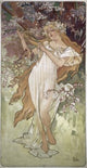 Four Seasons: Spring Fine Art Print by Alphonse Mucha