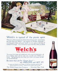 Welch's Grape Juice 1914 American Magazine Advertisement Print