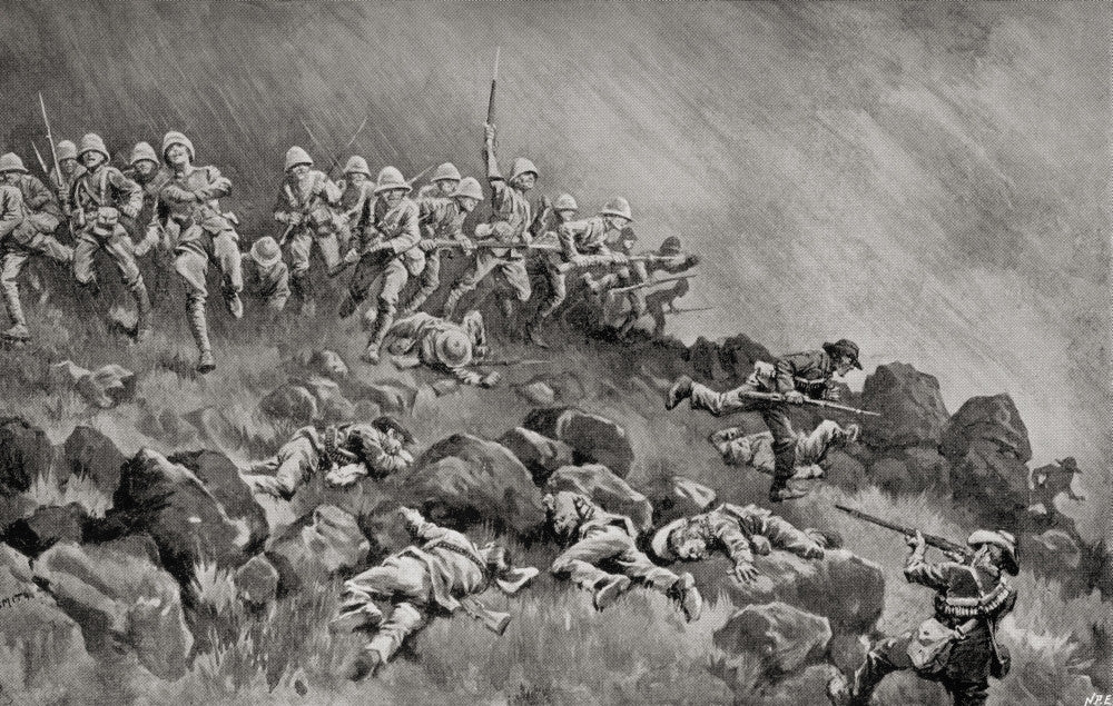 The Great Assault on Ladysmith Fine Art Print - February 1900