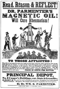 Vintage Patent Medicine Advertisement Print - Magnetic Oil | Posterazzi
