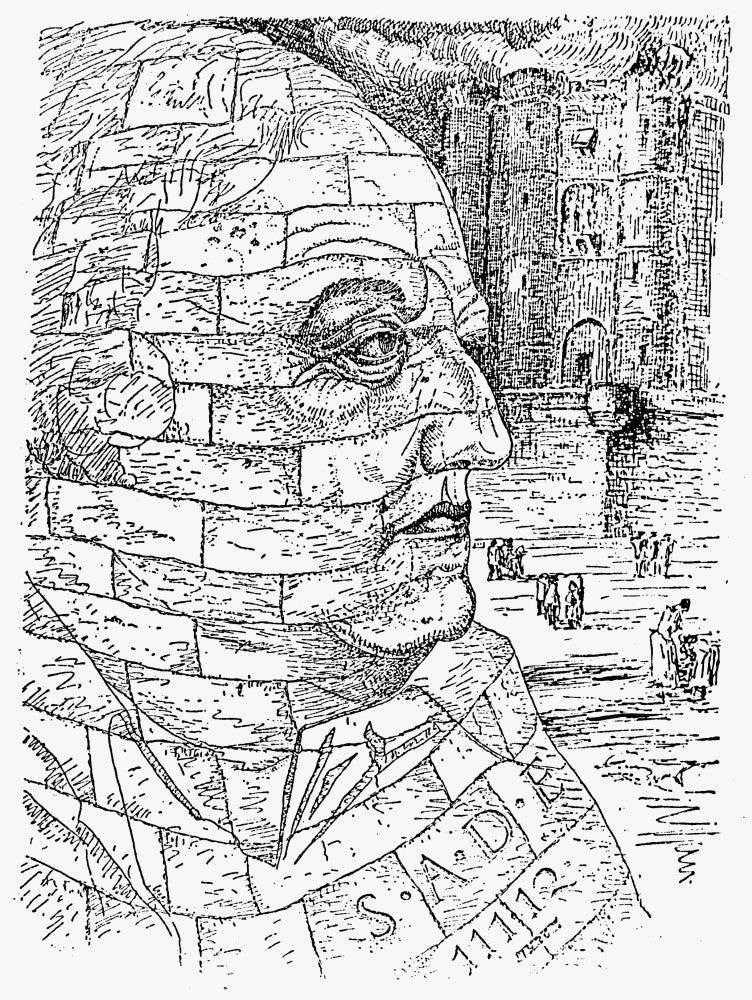 Marquis De Sade Fine Art Print by Man Ray | Posterazzi