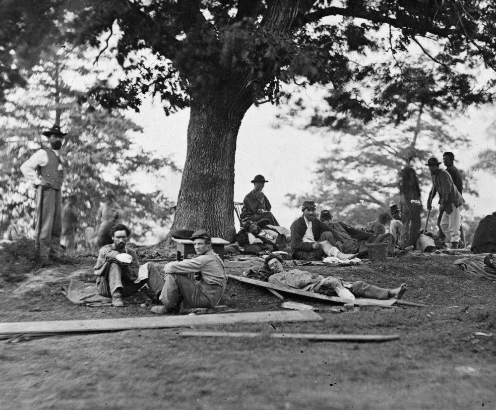 Civil War: Wounded Soldiers at Fredericksburg Fine Art Print