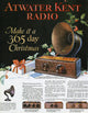 Vintage Atwater Kent Radio Advertisement Poster Print, 1926