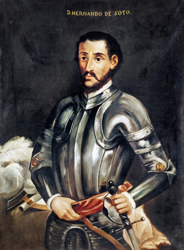 Hernando De Soto Spanish Explorer Fine Art Print by Granger Collection