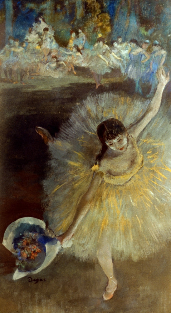 Degas: Arabesque Fine Art Print - The End of the Arabesque