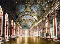 Versailles Hall of Mirrors Photochrome Print - Fine Art by Granger Collection