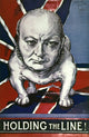 WWII Churchill Poster - 'Holding The Line' by Henri Guignon