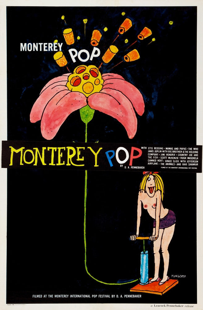 Monterey Pop 1968 Movie Poster Art Print - Fine Art by Everett Collection