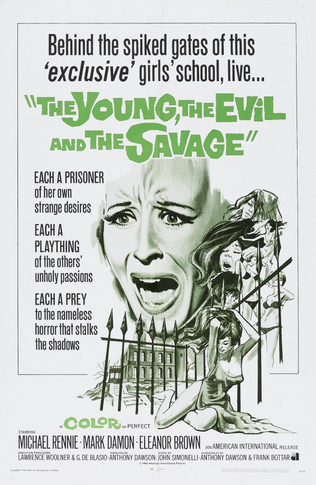 The Young, The Evil, and The Savage Movie Poster - 1968