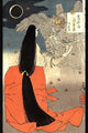 Ukiyo-e Print of Winged Demon Wizard by Taiso Yoshitoshi
